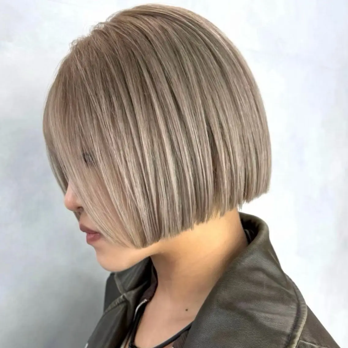 ショート カラー ミルクティーブラウン 名古屋/フウトのヘアスタイル
