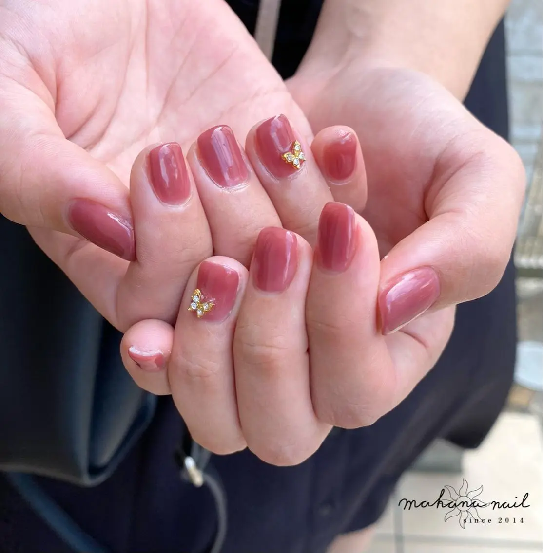 ネイル ワンカラーネイル mahana nailのネイルデザイン