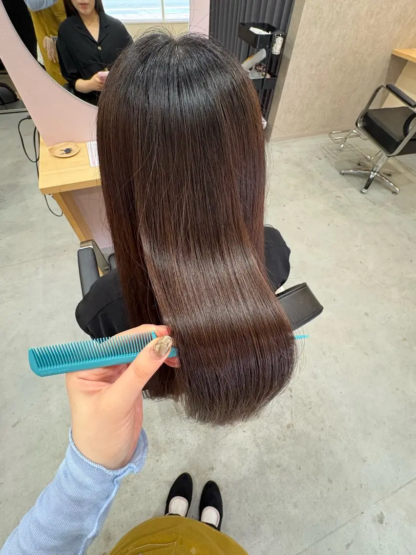 ロング 髪質改善 トリートメント トリートメント 髪質改善 トリートメント🫧のヘアスタイル