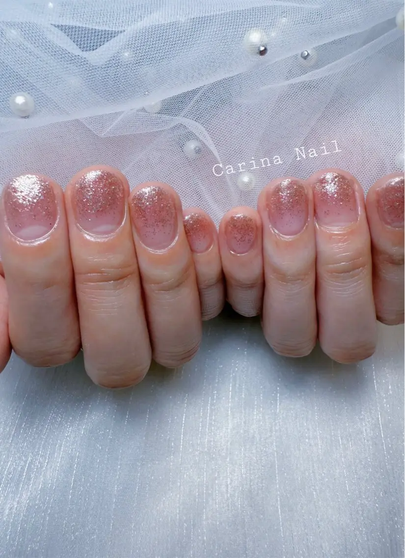ネイル キラキラネイル ラメ(グリッター) Carina Nailのネイルデザイン