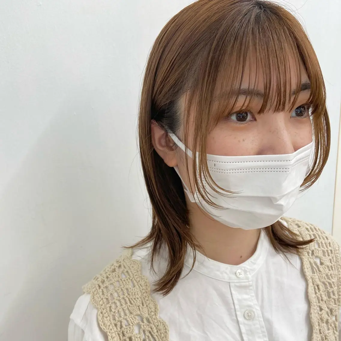 セミロング カラー パーマ ヘアアレンジ メンズ キッズ ネイル マツエク・マツパ トリートメント 横浜Bob美容師🤎 ERINAのヘアスタイル