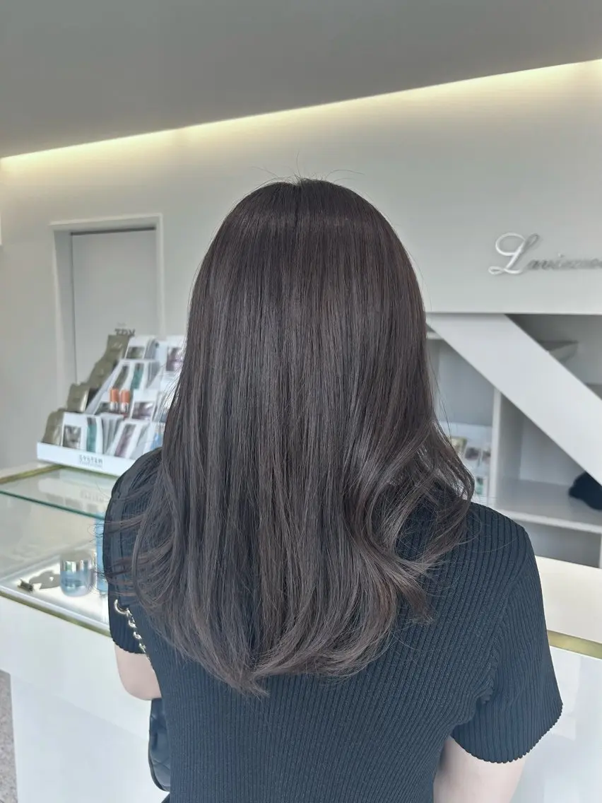 カラー 透明感カラー グレージュ Laviemoon/ Itsukiのヘアスタイル