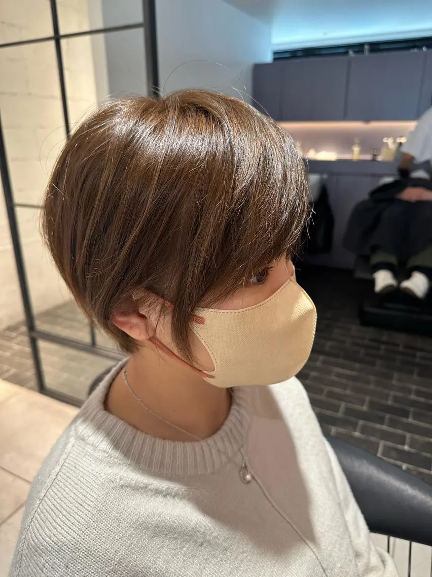 【全員】透明感カラー+トリートメントの写真
