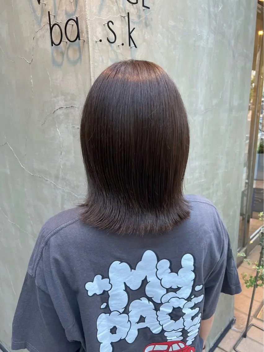 ミディアム カラー 透明感カラー いぐちしょうた🫧 VISAGEbaskのヘアスタイル