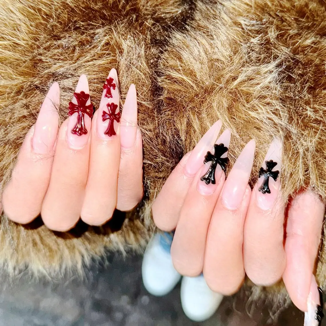 ネイル チークネイル 長さ出し フレンチネイル ジェルネイル 韓国ネイル ハンドネイル Any nail新大久保店のネイルデザイン