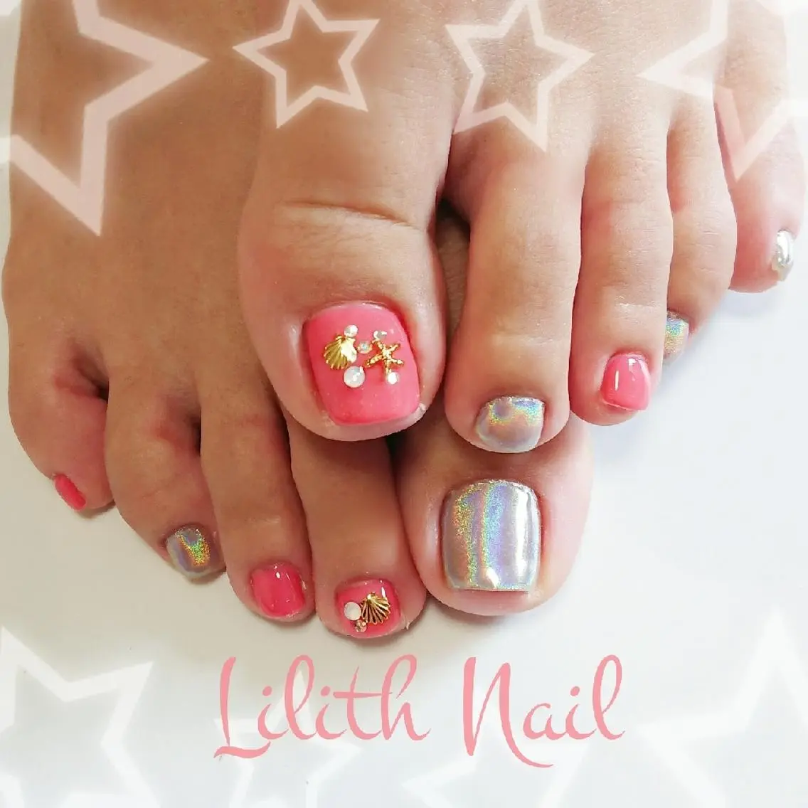 ネイル アートネイル フットネイル Lilith Nailのネイルデザイン