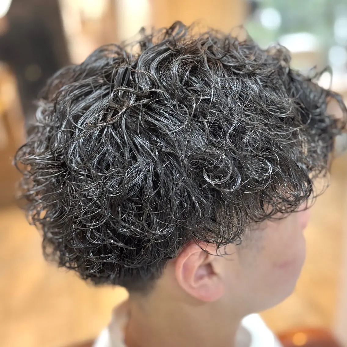 ショート パーマ メンズ カット パーマ 💥桜木町メンズ専門 💥ルキのヘアスタイル