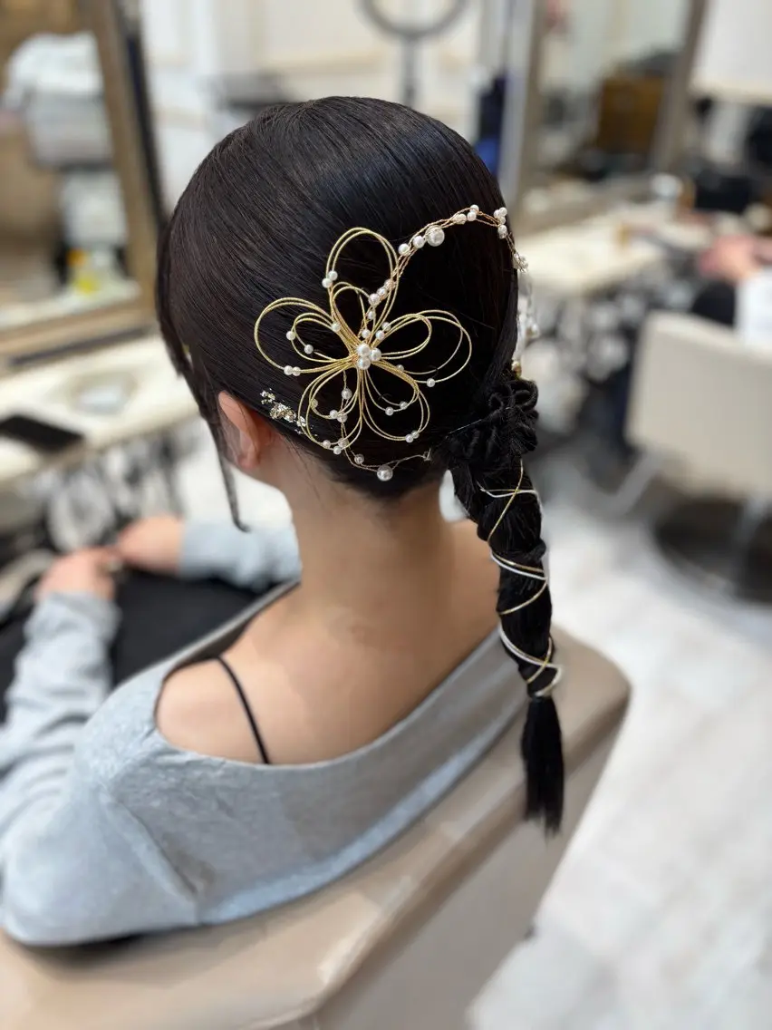 ヘアアレンジ 卒業式のヘアスタイル 古森 杏依子のヘアスタイル