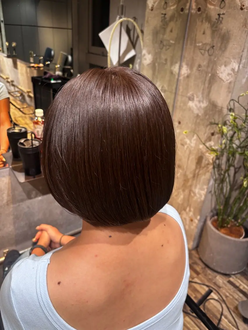 ショート ヘアカラー ✨カラー✨縮毛矯正✨ あっつーのヘアスタイル