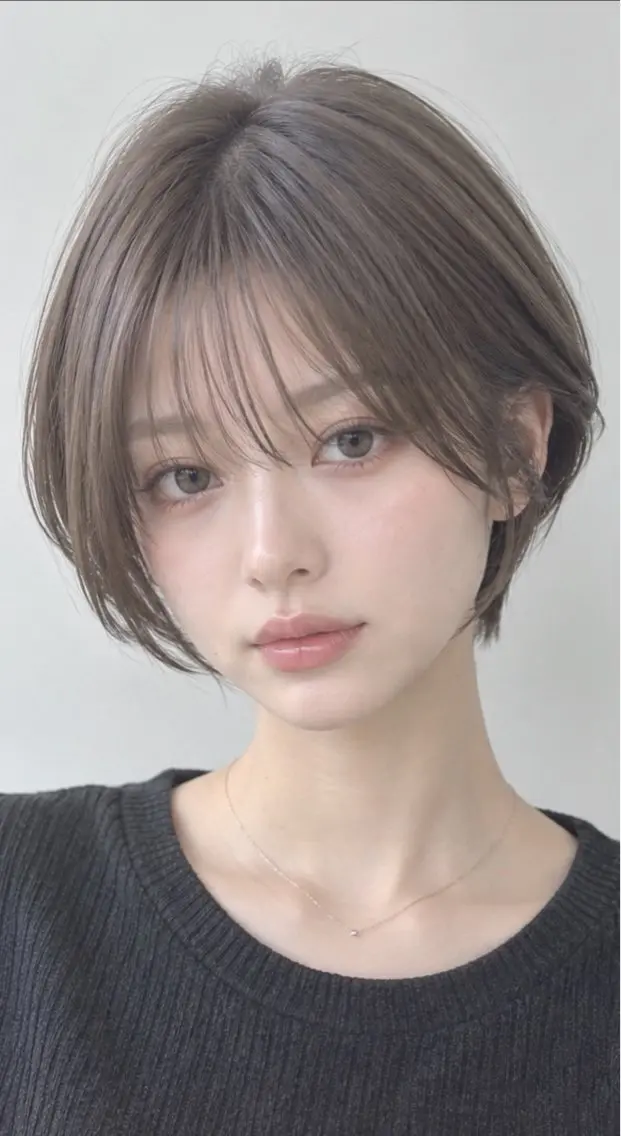 ショート カラー カット ヘアカラー FORCE 青木明日翔のヘアスタイル