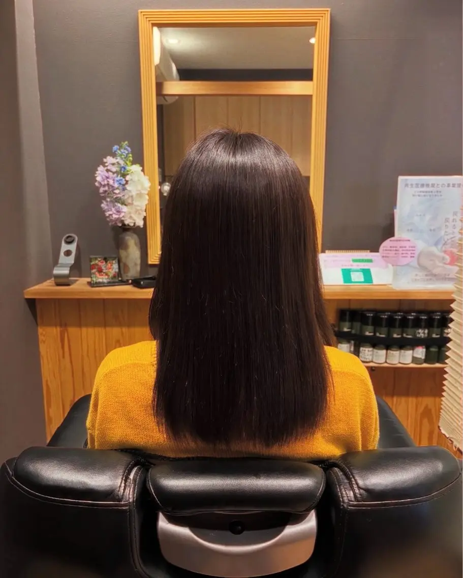 ロング トリートメント メンズ✂️レディス 岩井勇磨のヘアスタイル