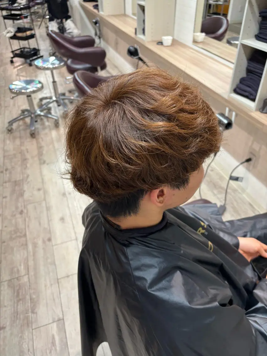 カラー メンズ 坂井 龍二のヘアスタイル