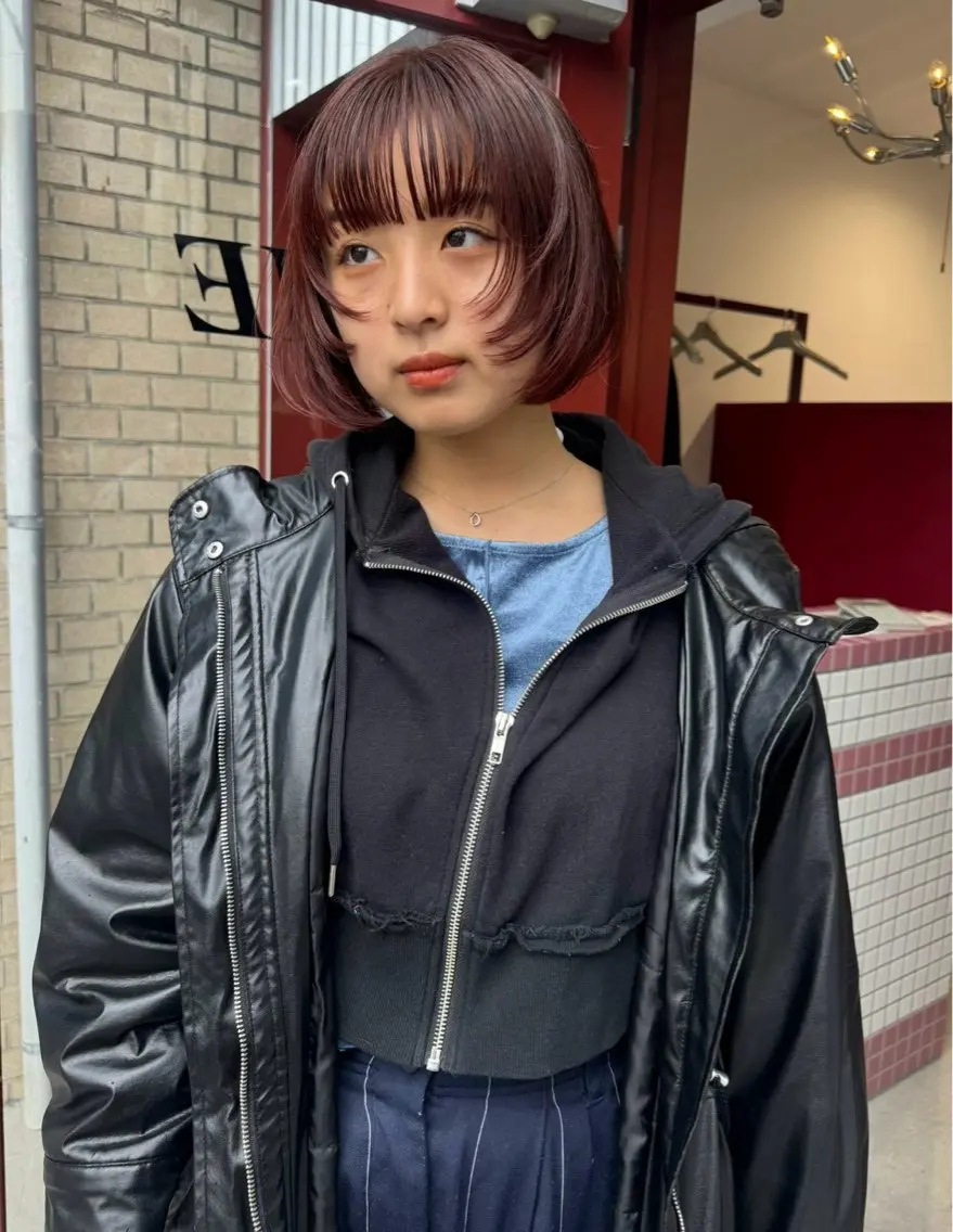 ミディアム カラー YUI★ 梅田美容室のヘアスタイル