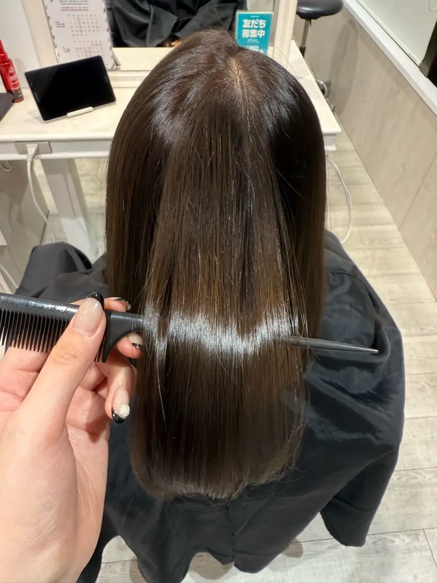 ミディアム カラー ブラウンカラー 透明感カラー ナチュラルブラウン 🎀mika モデル募集中🎀のヘアスタイル