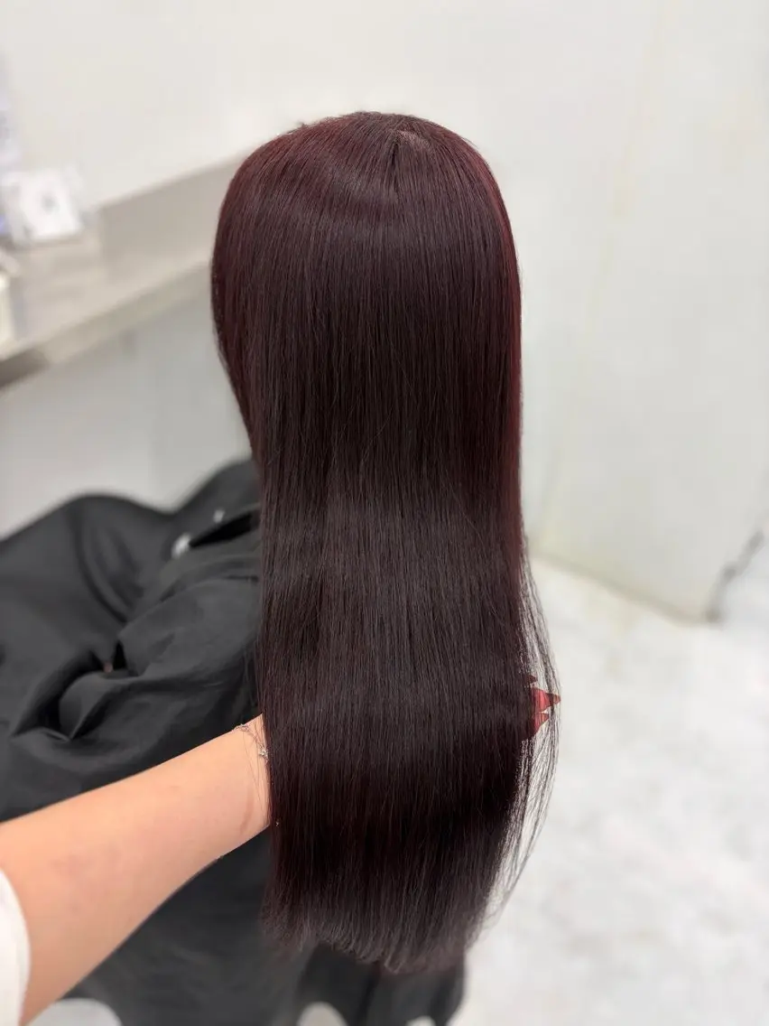 ロング カラー ヘアカラー トリートメント ヘアセット 透明感うる艶カラー 🤍MANAMIのヘアスタイル