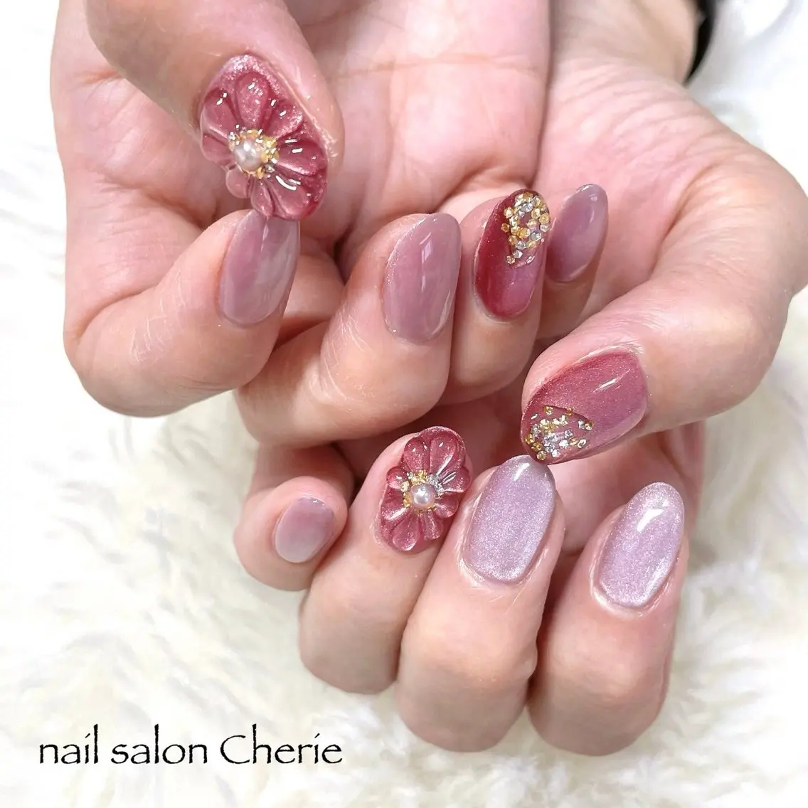 ネイル ハンドネイル nail salon Cherieのネイルデザイン