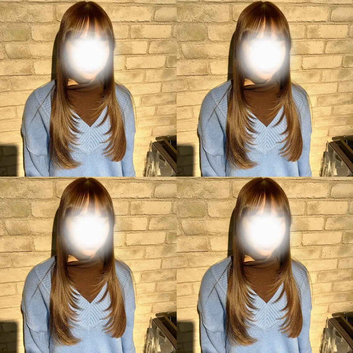 韓国レイヤーcut➕4Aujua TR【ハッシュカット・ザクザクレイヤー・タッセルボブ】の写真