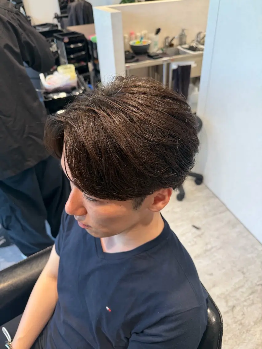 メンズ カット パーマ メンズ縮毛矯正 細谷碧海のヘアスタイル
