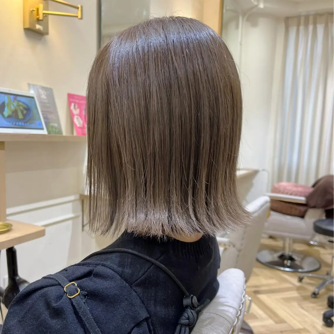 ショート カット ヘアカラー 韓国ﾍｱ&ｼｮｰﾄ ボブ💜桑原のヘアスタイル