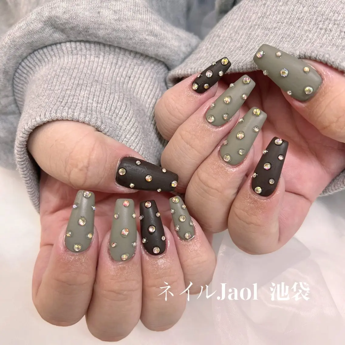 ロング ネイルJaol 池袋のネイルデザイン