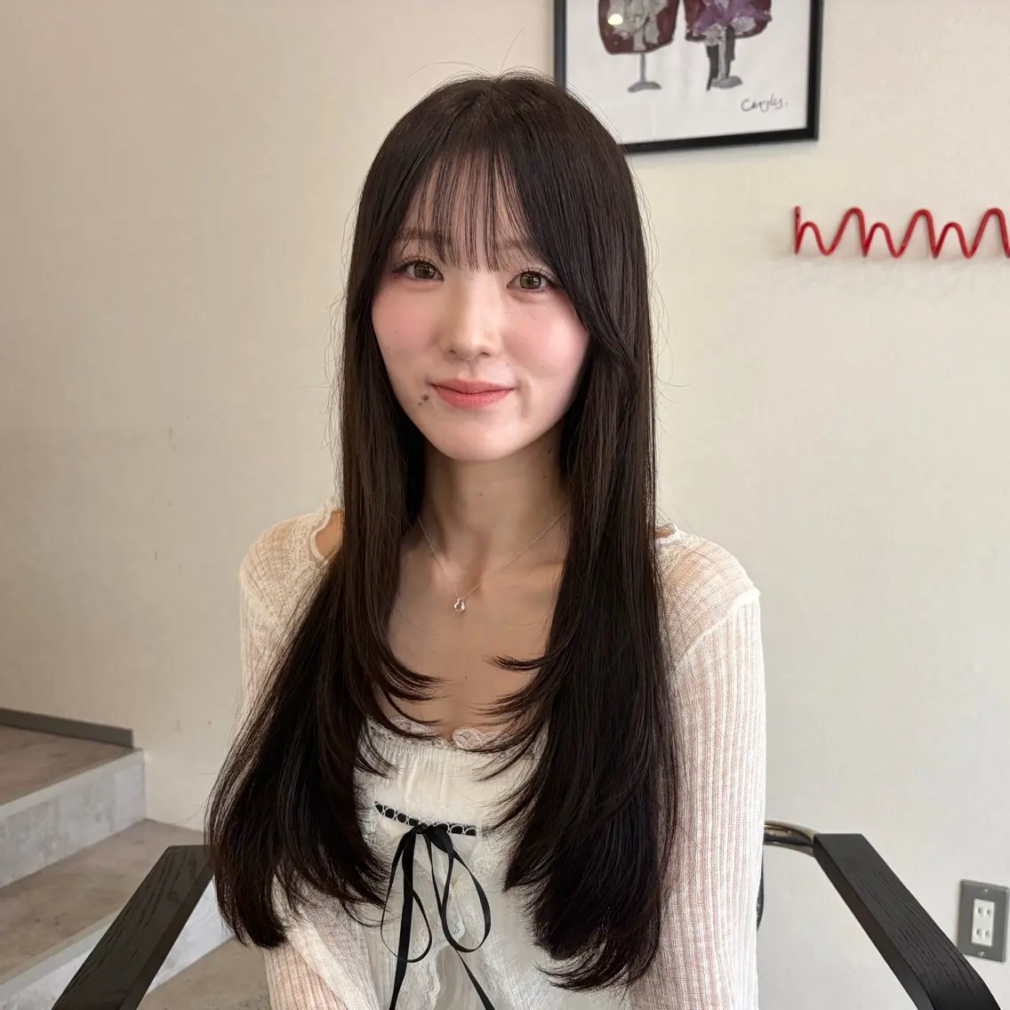 ロング 🎀【顔周りカット】 Mayu🎀のヘアスタイル