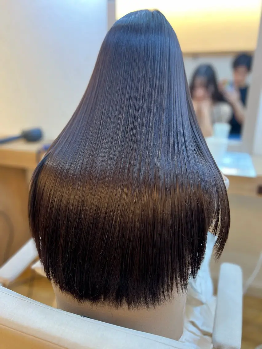ロング 髪質改善 トリートメント カット トリートメント 神戸ボブ✂️ ioe三宮/田 伸佳のヘアスタイル