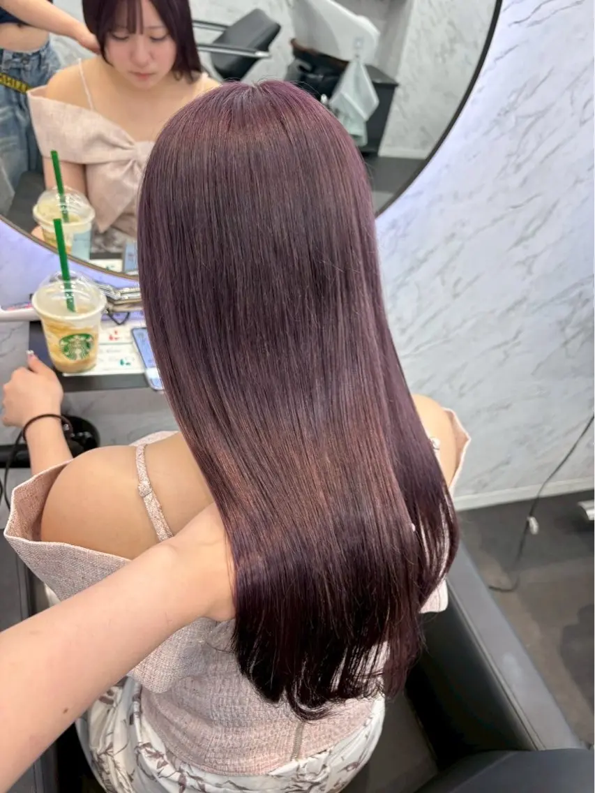 カラー ⋆✦ Leon カット¥1100‼️のヘアスタイル