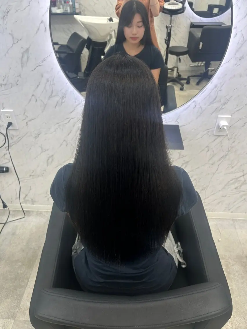 ロング カラー ヘアカラー トリートメント カット¥1100 ✂️MIUのヘアスタイル