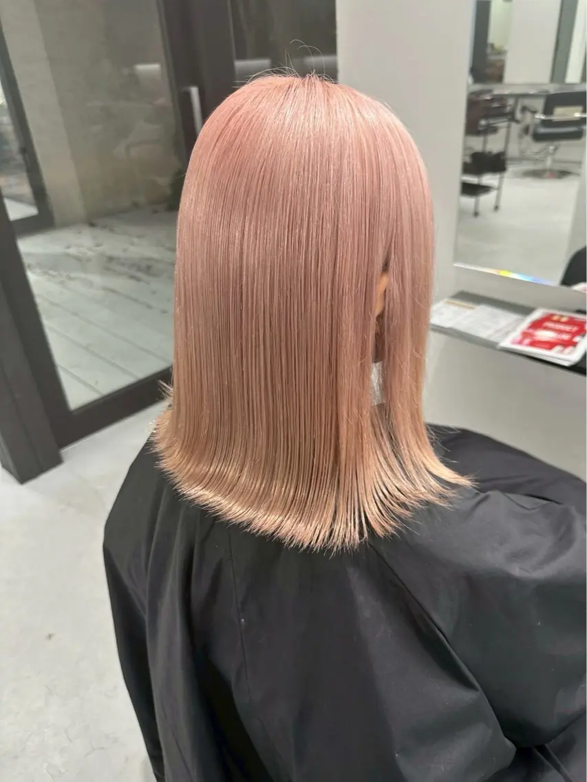 ミディアム カラー カラーモデル募集中/ 新潟万代/ミユウ🩵のヘアスタイル