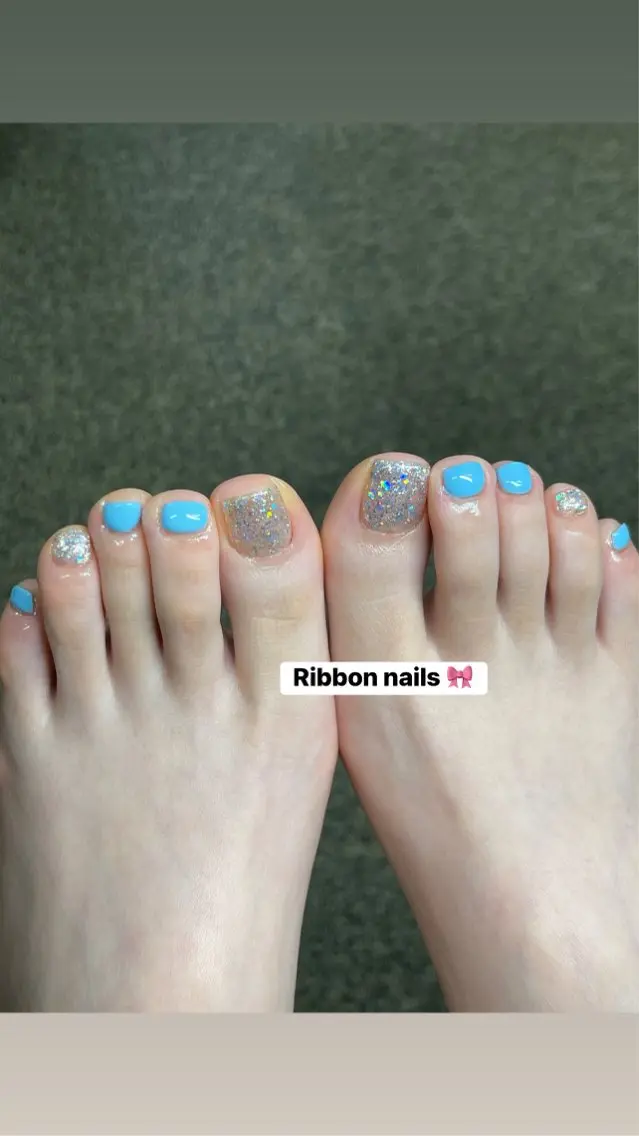 フット👣🦶ワンカラー 🎀💕(2お色🩷 ラメもいい)の写真