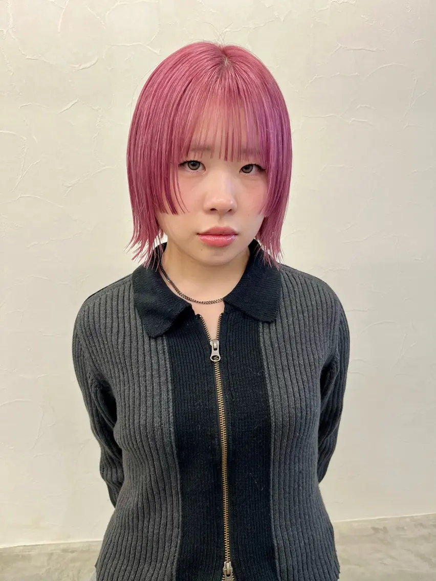 ショート カラー カット ヘアカラー トリートメント 横浜/ブリーチ/ ダブルカラー/RINのヘアスタイル