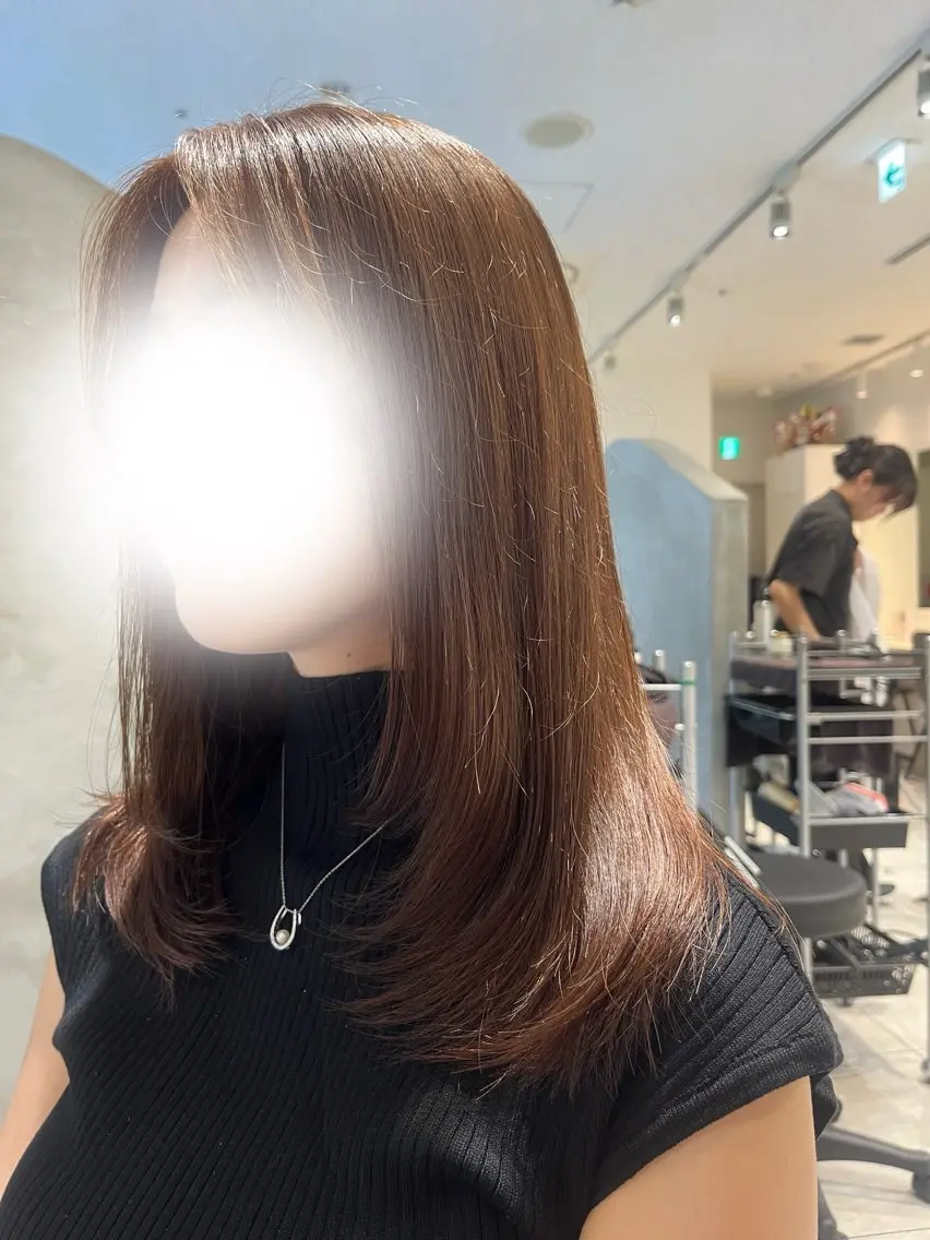 ミディアム カット トリートメント 🫧美髪縮毛矯正🫧 Haruのヘアスタイル