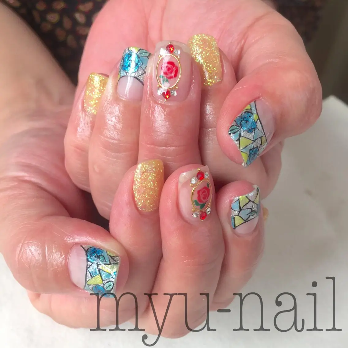 ネイル ハンドネイル ホームサロン myu-nailのネイルデザイン