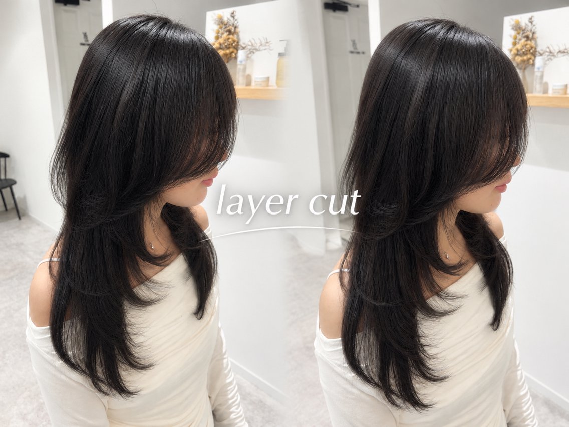 セミロング カット Amy🎀桐山/レイ ヤー/パリジェンヌのヘアスタイル
