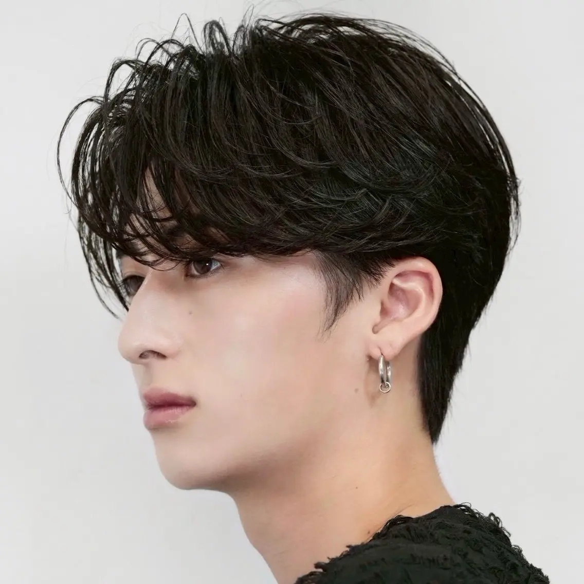 ショート パーマ メンズ パーマ 山本 結仁のヘアスタイル