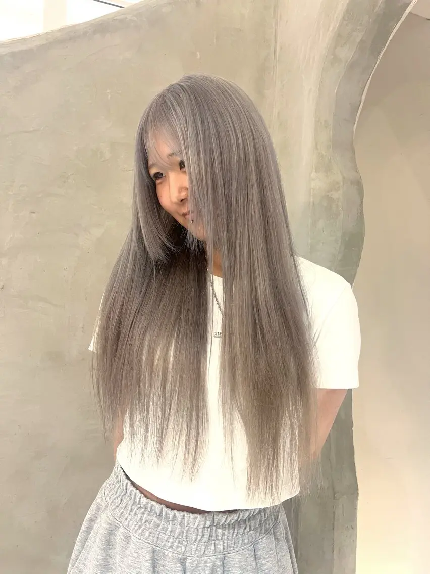 ロング カラー 重松 丈博のヘアスタイル