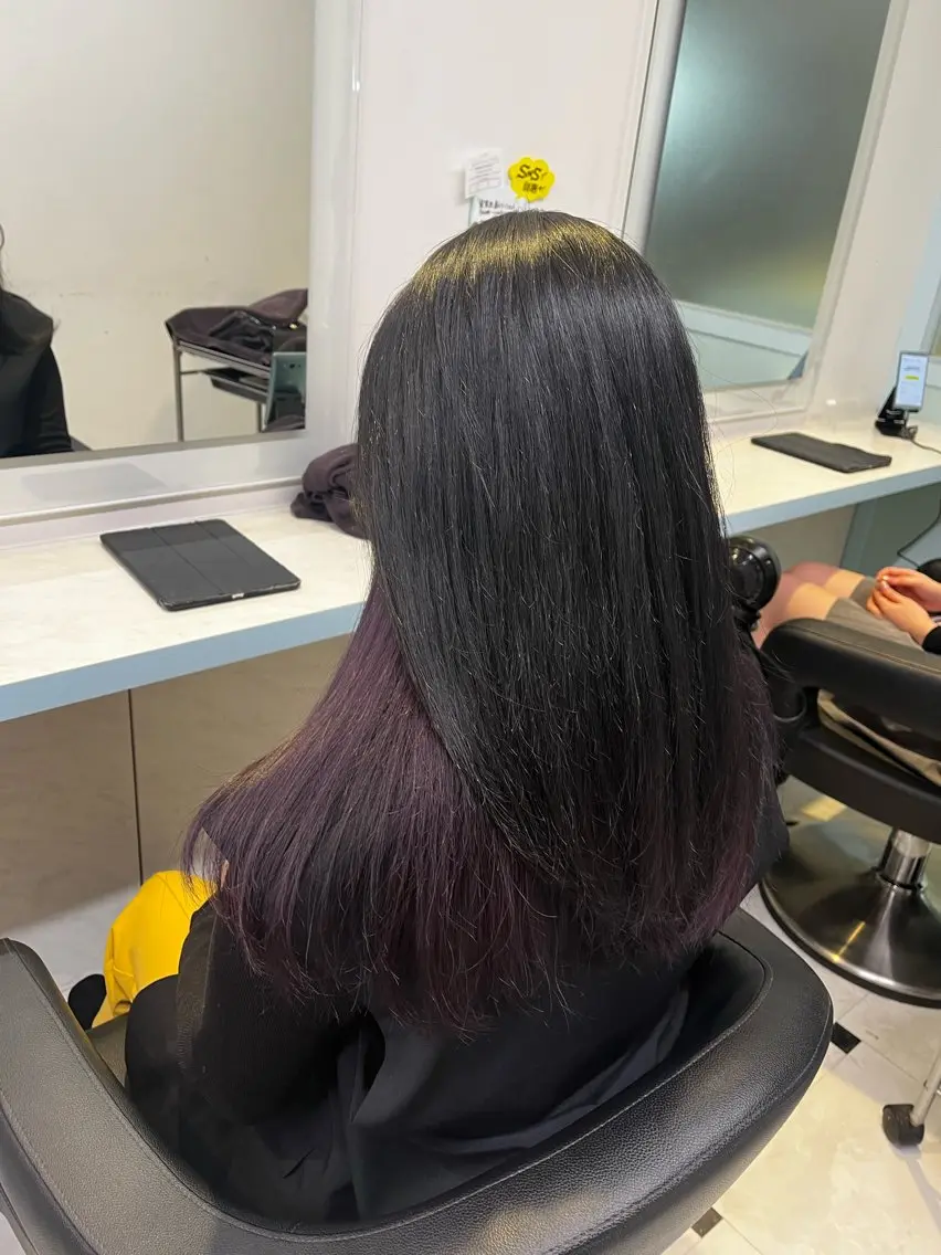 ロング カラー ヘアカラー トリートメント ブリーチカラー 🩵MIZUKIのヘアスタイル