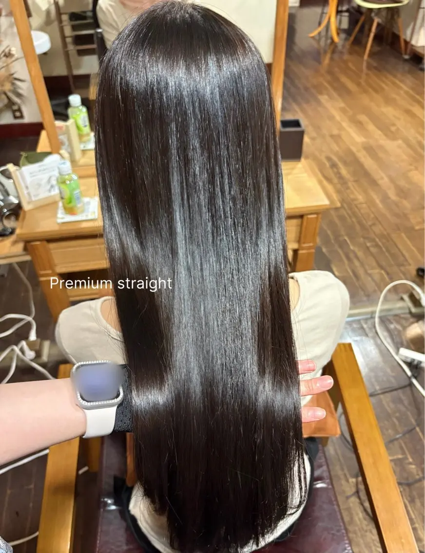 ロング 髪質改善 縮毛矯正 レナ🧸🤎 アメリシュシュのヘアスタイル