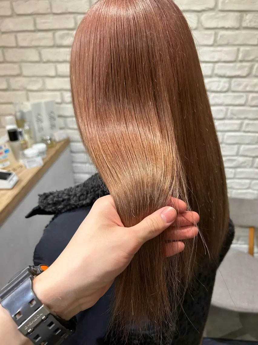 ロング ヘアカラー ︎☀️はるき︎︎☁️ ショートモデル募集のヘアスタイル