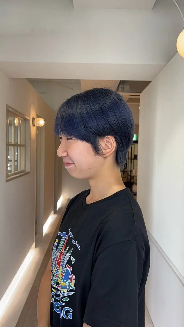 ショート ショートヘア 瀬戸 杏珠のヘアスタイル