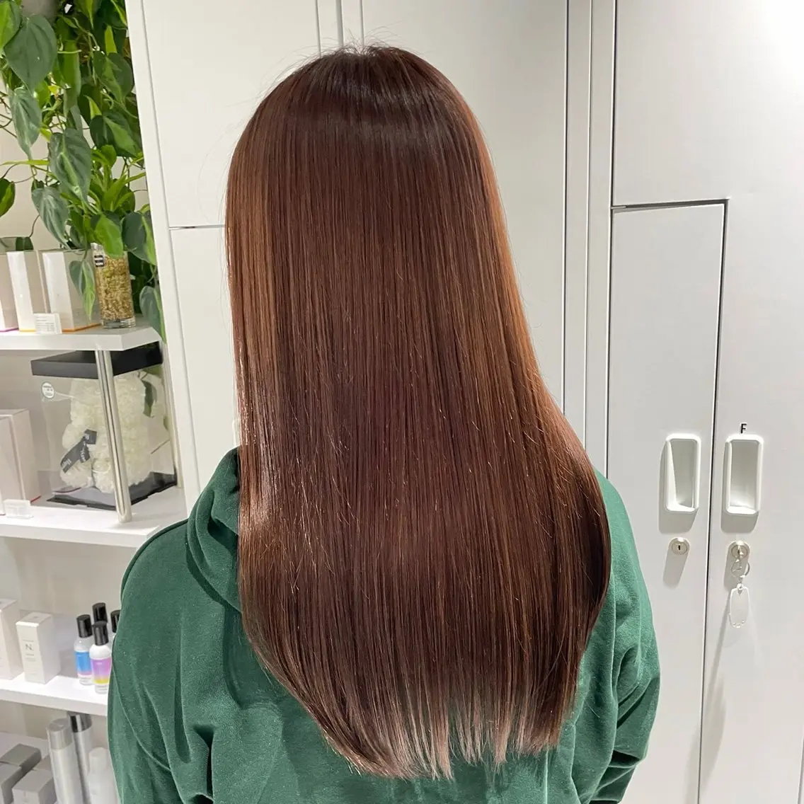 ロング 縮毛矯正 YUDAIブリーチ• カラー/心斎橋•難波のヘアスタイル