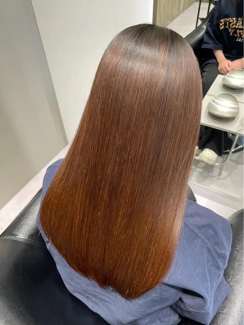 ロング 髪質改善 縮毛矯正 Lino nanaのヘアスタイル