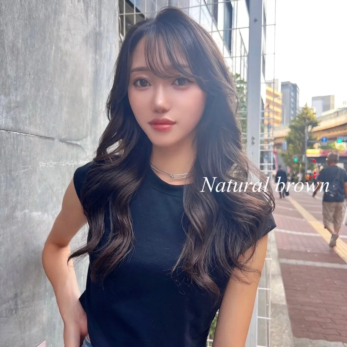 ロング カラー シールエクステ ハイトーンカラー エクステ ヘアカラー エクステ シールエクステ特化 ハイトーン、NANAのヘアスタイル