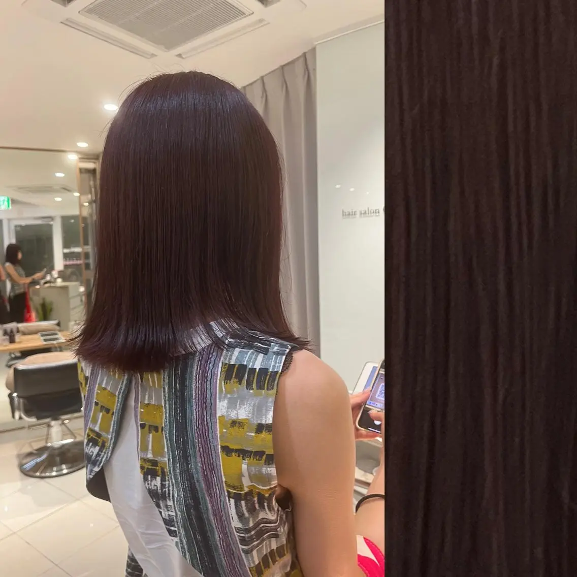 ミディアム カラー ベージュカラー ブリーチ ブラウンカラー ケアブリーチ カシス stylist ◎RUKI.のヘアスタイル