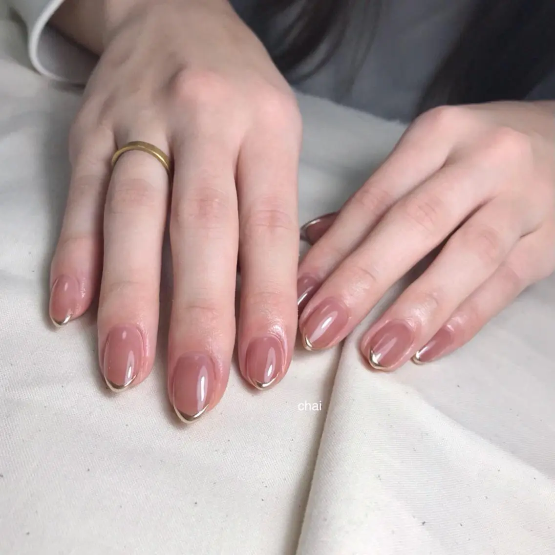 ネイル ミラーネイル ハンドネイル chai nail _ai📍鶴橋/桃谷のネイルデザイン