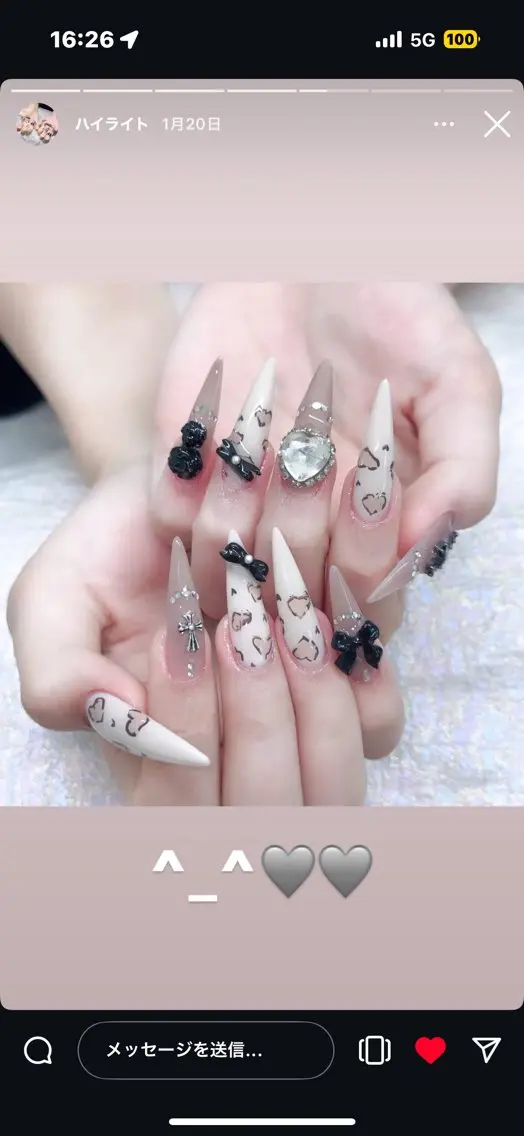 ネイル 長さ出し グラデーション キラキラネイル マグネットネイル ニュアンスネイル Lee Nails チップ長さだし専門店のネイルデザイン