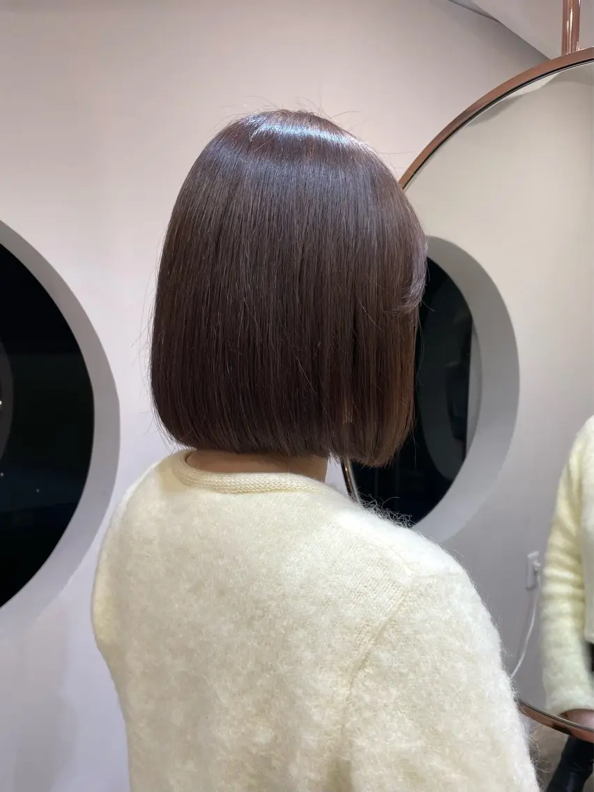 ショート ボブ トリートメント 🍑韓国girly Saaya🍑🪄のヘアスタイル