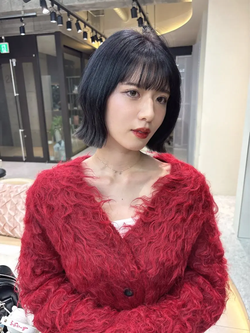 ショート カット 縮毛矯正 トリートメント 福岡縮毛矯正✨️ ストレート 向井和輝のヘアスタイル