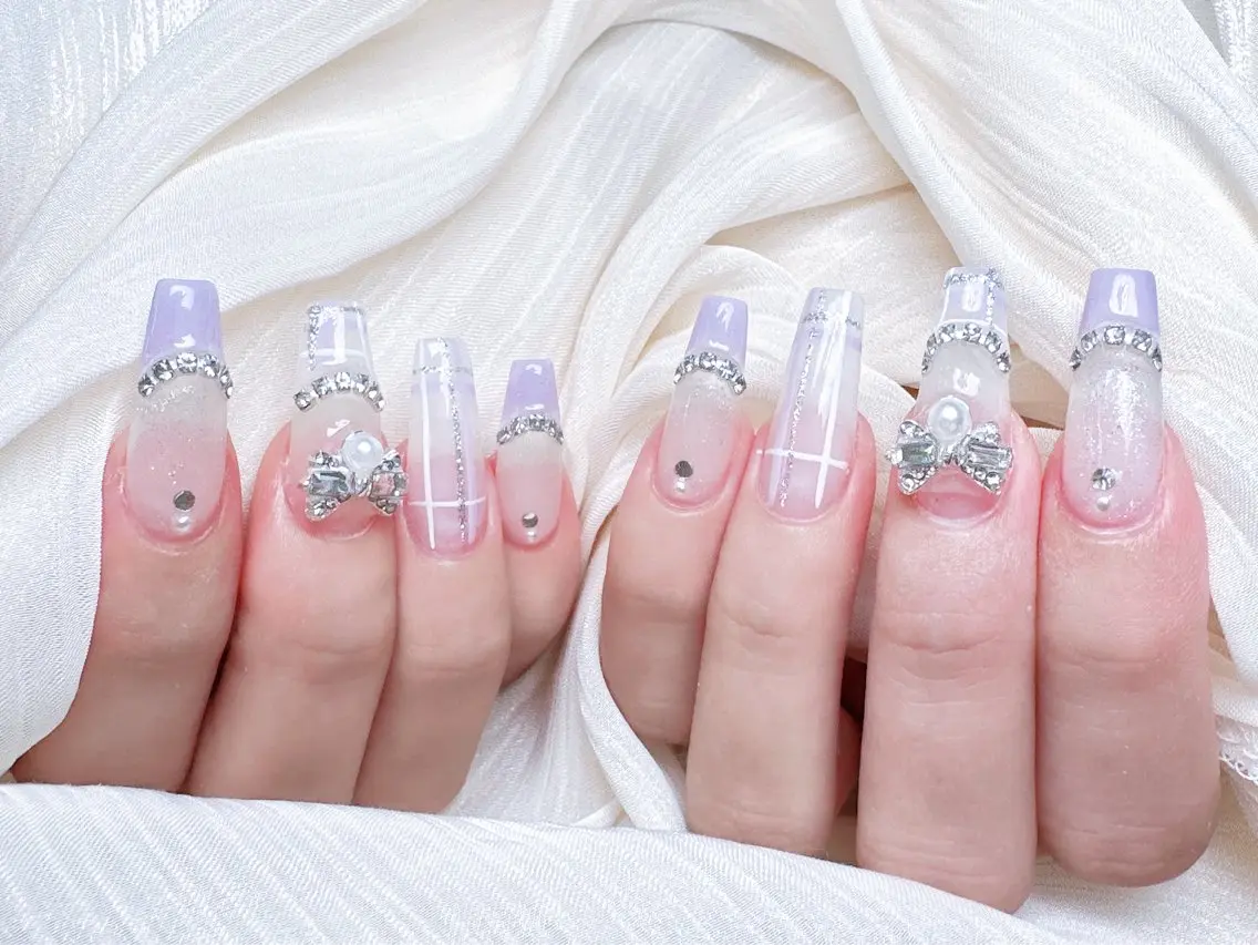 ネイル ハンドネイル M 🌷Nail 長さだし専門店のネイルデザイン