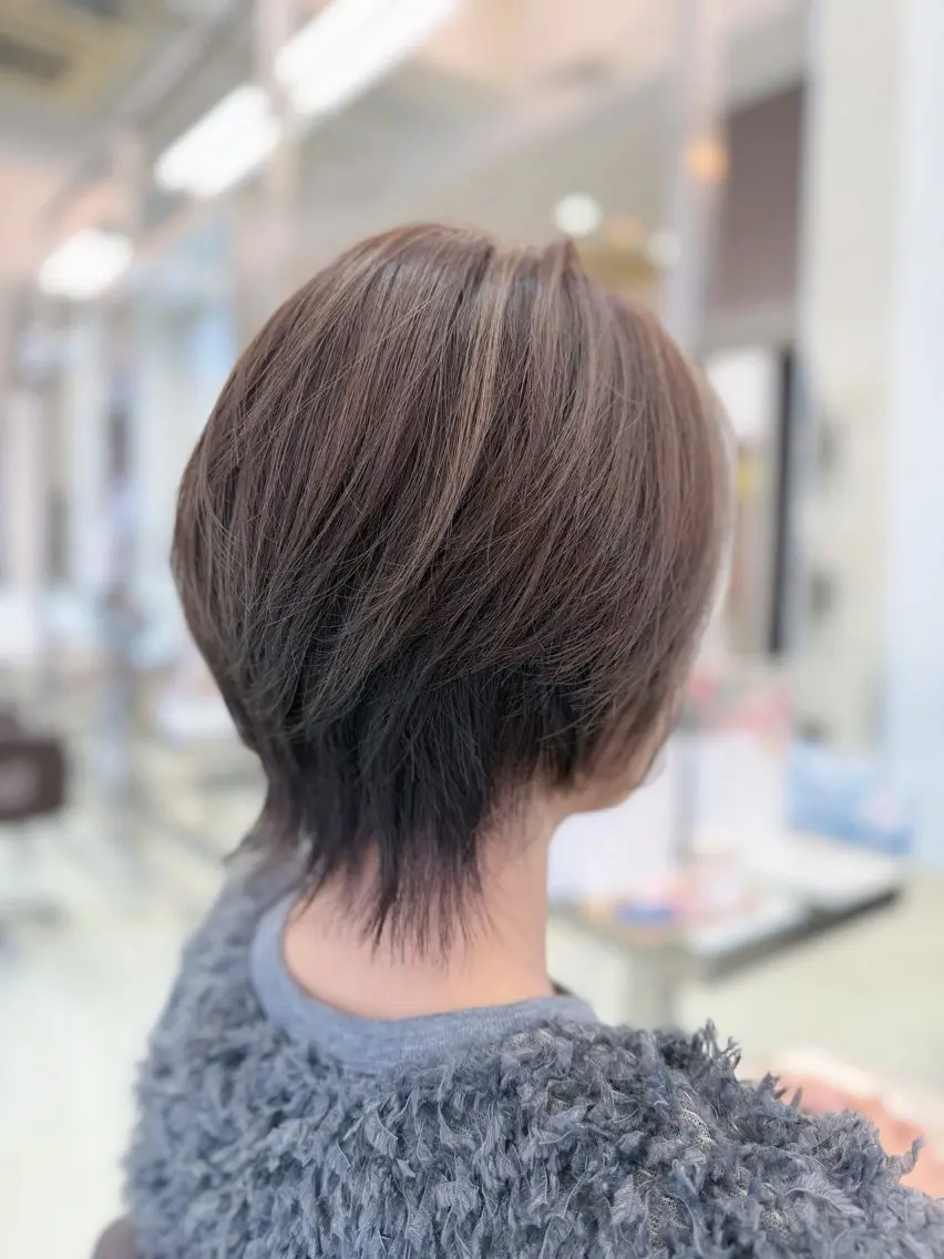 ショート カット ヘアカラー トリートメント wil西宮レイヤー 西村徹のヘアスタイル